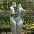 Rank good quality abstract nude male and female bronze sculpture for garden yard decoration